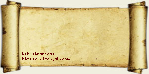 Anđelka Bzenić vizit kartica